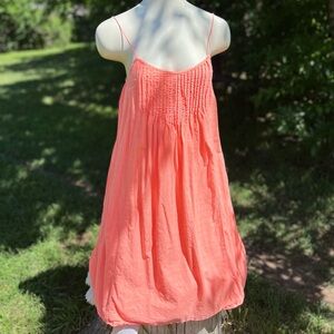 J. Crew Vibrant Peach Mini Dress